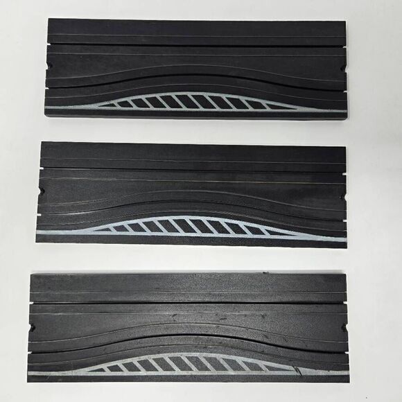 AURORA MODEL MOTORING HO SLOT CAR 9" SQUEEZE TRACK 1539 LOT OF 3 - Picture 1 of 2